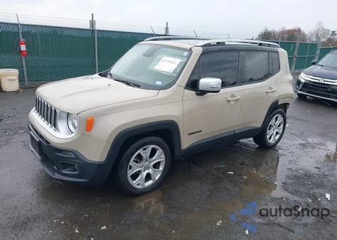 2016 Jeep Renegade Limited from USA, damaged, VIN ZACCJADT8GPE08948